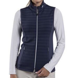 KJUS Women’s Gianna Vest M 38 – Soft Warm Insulated Atlanta Blue